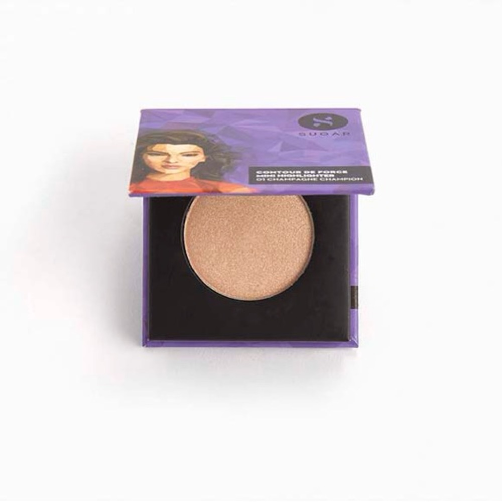 Sugar Contour De Force Mini Highlighter (Royal Rose)
